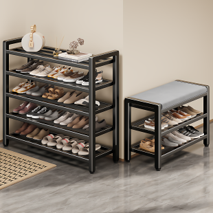 鞋架多层家用门口入户门小窄简易出租屋可坐换鞋凳室内出租屋鞋柜