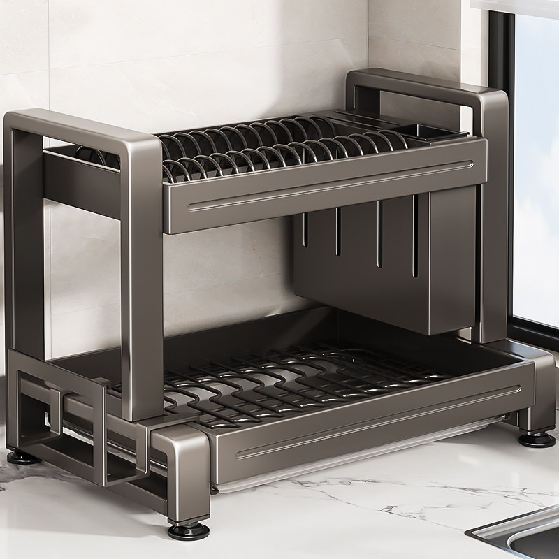 碗碟沥水架厨房多功能碗盘置物架放碗架刀架筷子笼一体收纳架碗柜,厨房/烹饪用具,碗架,淘宝优惠券,粉丝福利购,淘宝优惠卷