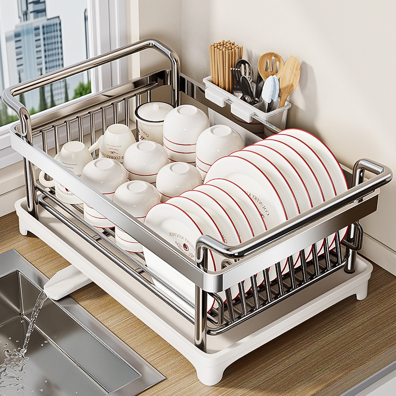 【畅销热款】【新款304碗碟架】