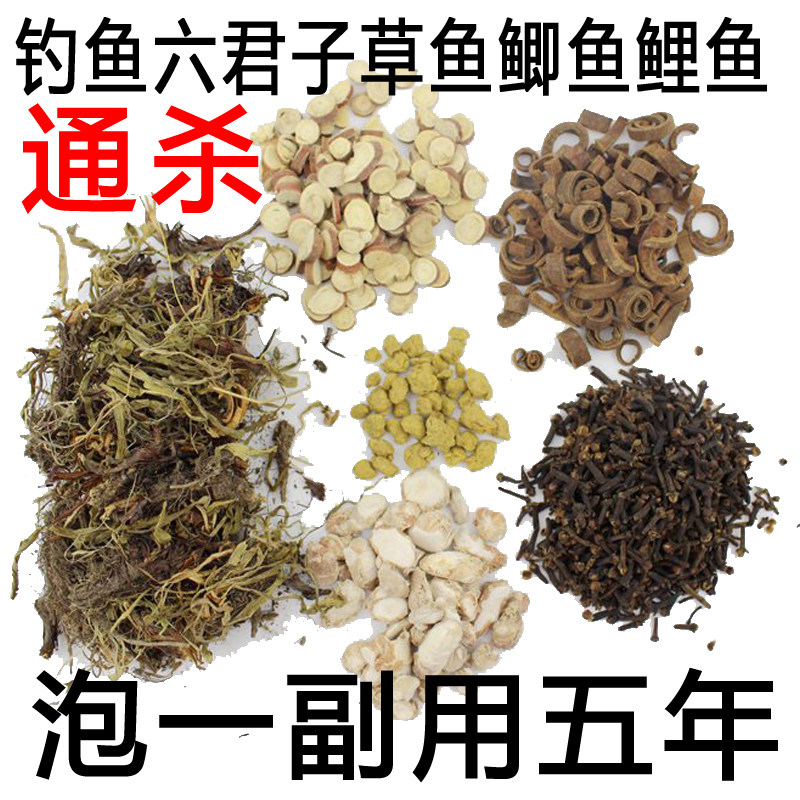 钓鱼六君子小药泡药酒阿魏香松山奈肉桂甘草丁香打窝料野鲤鱼专用