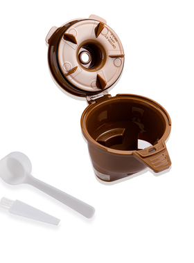 适用Hamilton Beach FlexBrew咖啡机胶囊可重复使用滤网篮配件