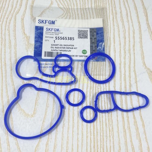 适用2013款昂科拉1.4T机油散热器修包节温器垫密封圈垫节温器座垫