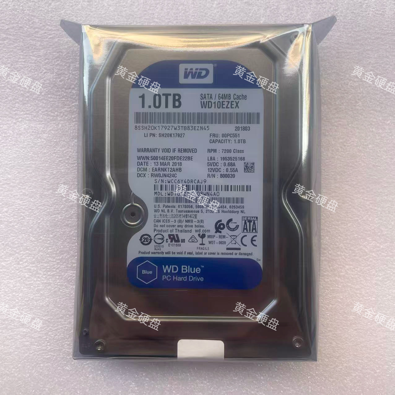 12 WD西数希捷机械硬盘500GB/1TB/2T/3T/4T台