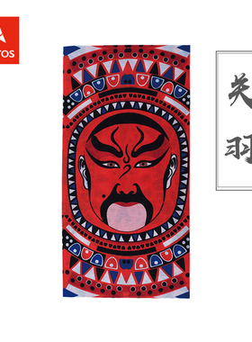 极星护脸遮耳防晒脸谱头巾关羽AEAD23693