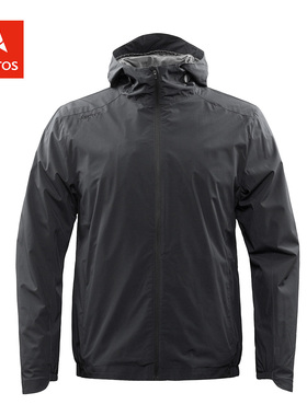 极星户外休闲防泼水防风透汽单层冲锋衣AGJD21477男/AGJD22478女