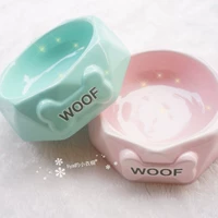Маленькая шкальная керамика Liya Creative Pet Catabol Food Cat и Dog Bowl Universal Dog Bowl легко чистить