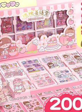 100 stickers aesthetic small cute journaling sticker 贴纸pvc