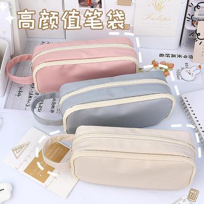 Korea Cute Pencil Cases for Girls Pencilcase Waterproof Canv