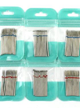 10pcs Diamond Milling Cutter Nail Drill Bits Set For Manicur