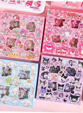 sanrio sticker cinnamoroll kuromi stickers bear cute贴纸pvc