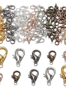 100pcs Lobster Clasps for Bracelets Necklaces DIY Hooks Chai