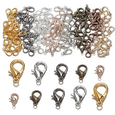 100pcs Lobster Clasps for Bracelets Necklaces DIY Hooks Chai