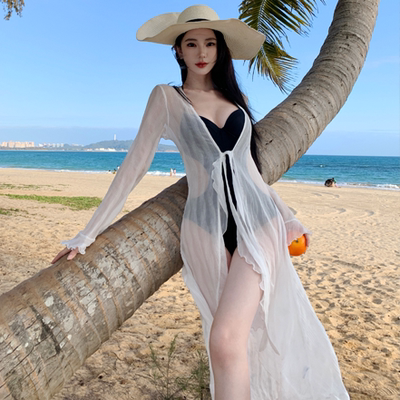 比基尼外套罩衫防晒衣泳衣披肩女