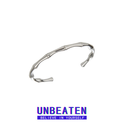 unbeaten民族风设计感手镯女钛钢