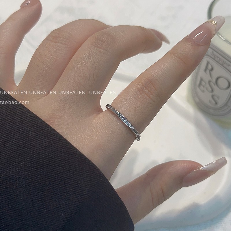 女小众设计高级感开口可调节戒指