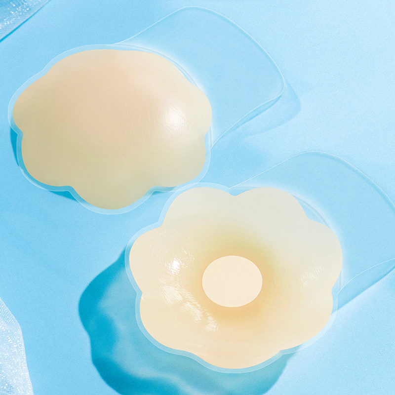 硅胶乳贴防凸点隐形提拉胸贴薄款大胸专用女婚纱吊带用乳头防下垂