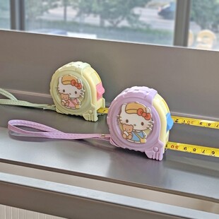 可爱卷尺多巴胺高精度防割手自动收缩家用量尺便携钢尺装修量尺寸