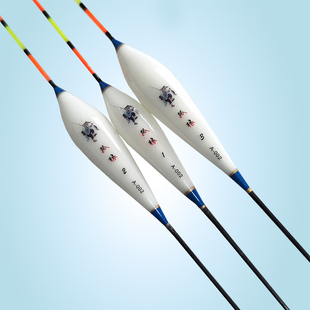 孤狼纳米鱼漂 立式浮漂细尾鱼漂浮力加醒目豆高灵敏 渔具垂钓用品