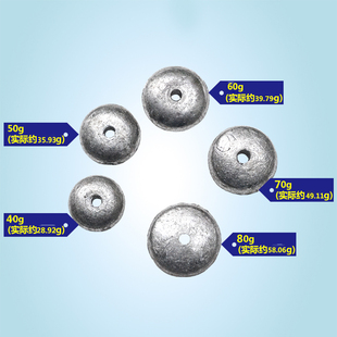翻版 翻板钩铅坠 渔具垂钓配件钓鱼用品 爆炸钩铅坠 铅坠 远投定位