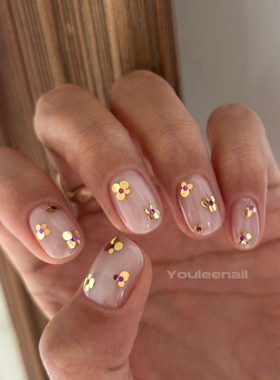 Youleenail 圆形好搭亮片 波点亮片 6色可选 可拼花