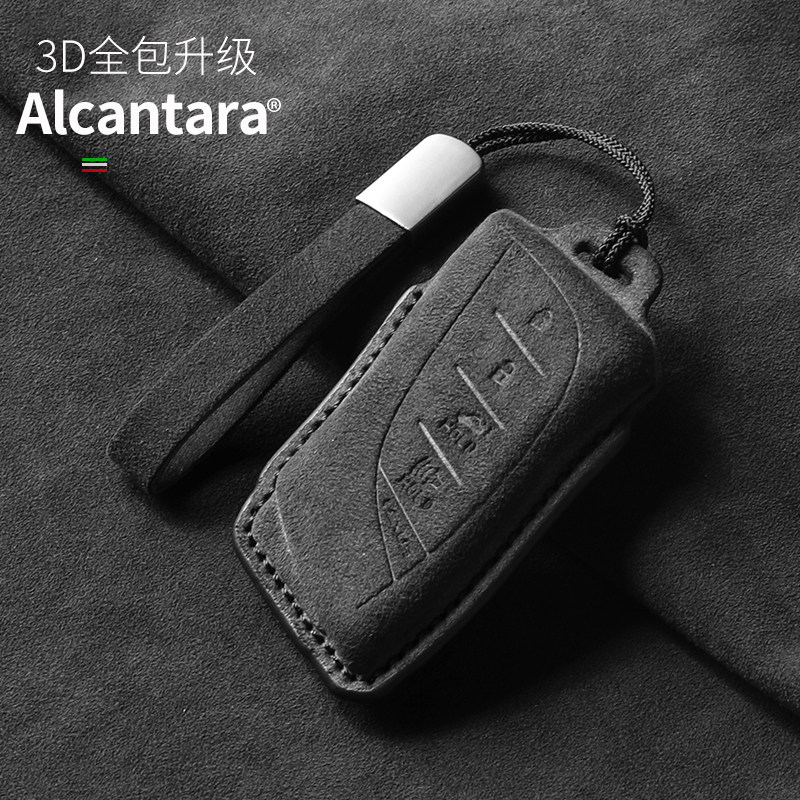 雷克萨斯GX550h钥匙套TX翻毛皮GX460进口LX600壳RX LS凌志扣LC包