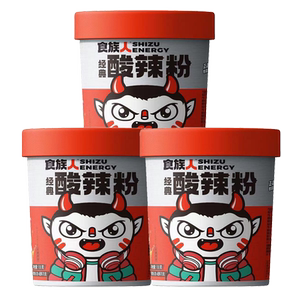 食族人经典酸辣粉非油炸方便粉丝