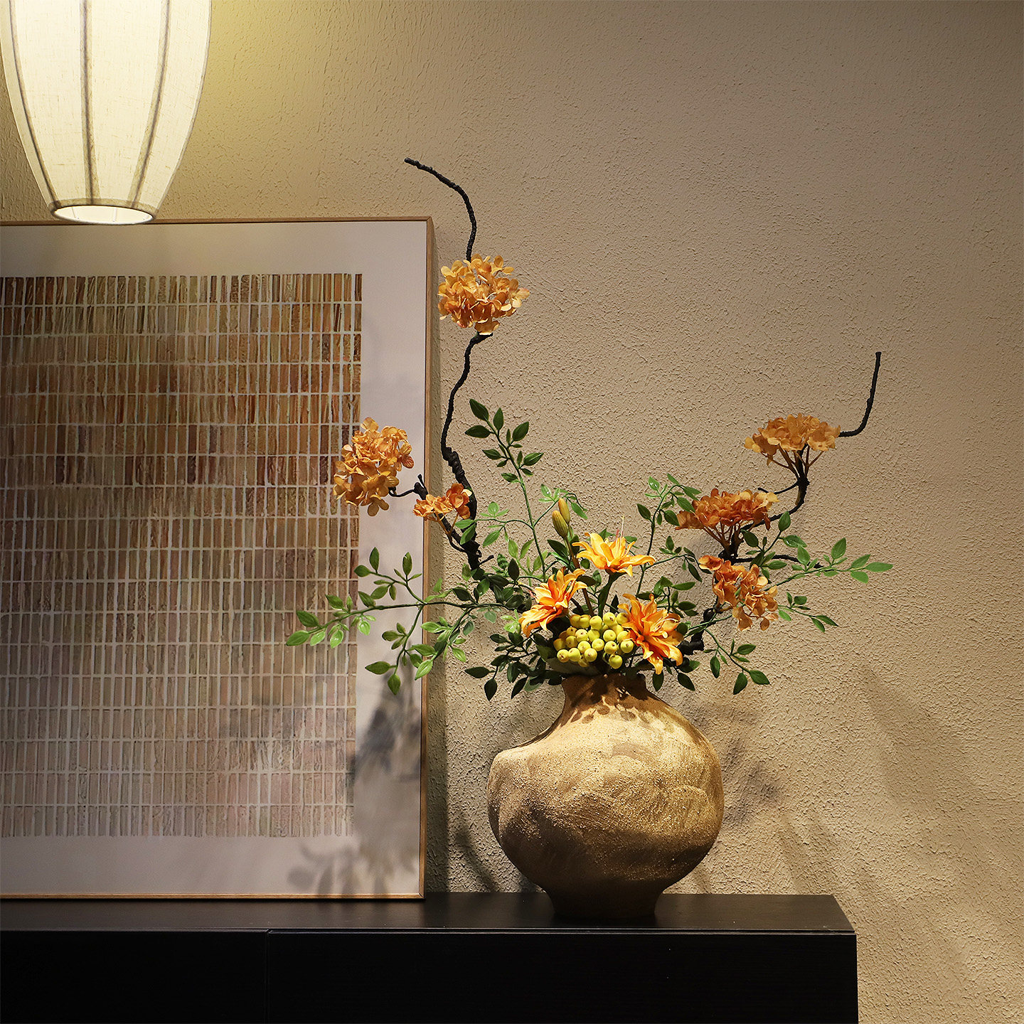 禅意陶瓷花瓶摆件新中式宋韵美学侘寂风民宿法式桌面高级设计花艺,家居饰品,花瓶,淘宝优惠券,粉丝福利购,淘宝优惠卷