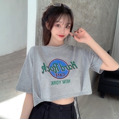 Real photo of 2021 new summer short sleeve T-shirt