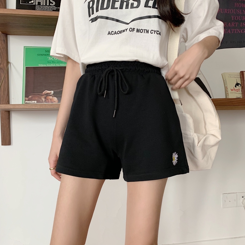 Real shot 2021 Summer Shorts high waist pure color sports pants Harem Pants casual pants women's pants