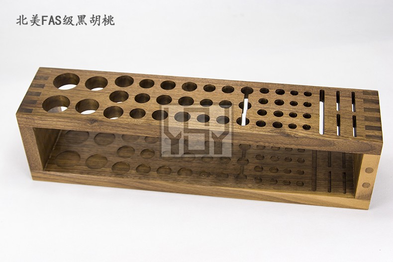 ysy品牌手工皮具工具收纳diy实木