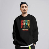 余文乐联名同款 圆领卫衣男士 长袖 2026春秋季 套头加绒冬季 国潮T恤