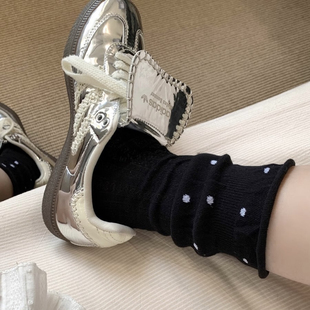 被夸了一整天!薄款网眼透气又舒适~波点袜子太适合夏日穿搭啦