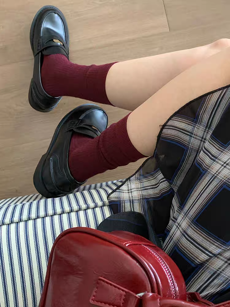 拜托！安可拉的风还是吹到了袜子！这个堆堆袜这么好看~不要命啦