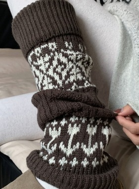 这双小腿堆堆袜套大家都说跟毛衣配套了!hahaha～chao爱的费尔岛