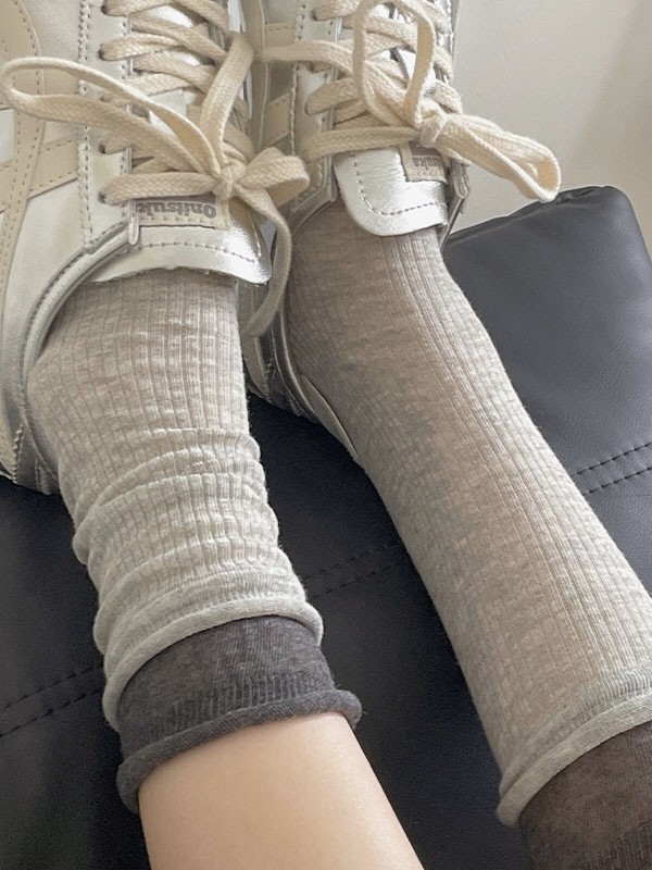 拼接袜谁懂？真的爱惨了！假两件+运动鞋简直就是穿搭层次感的神