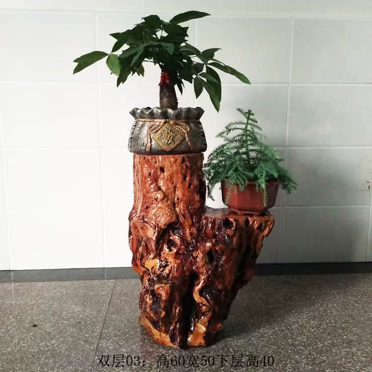 树桩木桩雷击枣木墩子根雕凳底座实木树墩凳茶几树根原木圆形花架|msdalam kategori perabot kediaman, kategori akar, najis akar - dari Buy2taobao.com untuk memberikan perkhidmatan ejen Taobao profesional membeli