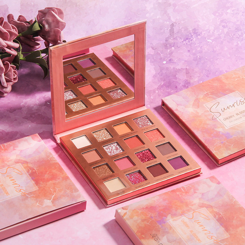 JEAN MISS 16色眼影盘珠光哑光沙漠玫瑰闪粉亮片仙女盘2019新品|msdalam kategori Alat solek/minyak wangi/kecantikan, Pembayang mata - dari Buy2taobao.com untuk memberikan perkhidmatan ejen Taobao profesional membeli