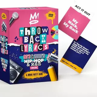 跨境新品嘻哈和 R&B 怀旧歌词90 年代和 2000 年代音乐派对游戏