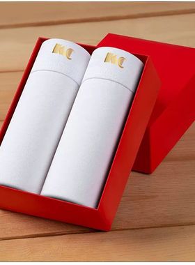 KC2条男士纯白内裤棉质平角内裤全棉短裤潮透气无染色棉内裤