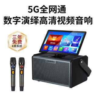 爱博声户外广场舞视频音响大功率专业家用KTV唱歌蓝牙移动K歌音箱