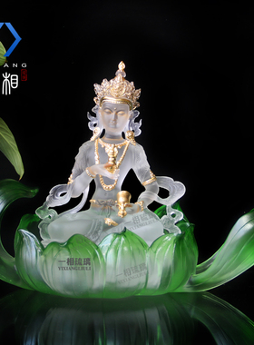 底座金刚萨埵生如夏花琉璃如来像