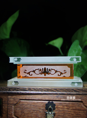 琉璃方形摆件实用像底座