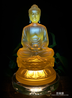 琉璃药师像摆件寺庙工艺品