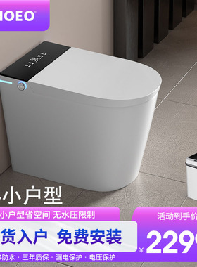 德国NOEOX4旗舰版智能马桶小户型小尺寸家用58cm无水压限制坐便器