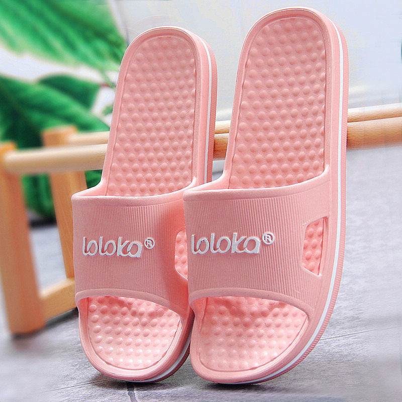 路路佳凉拖鞋情侣居家夏季室内防滑按摩拖鞋男士家用凉拖鞋女夏天