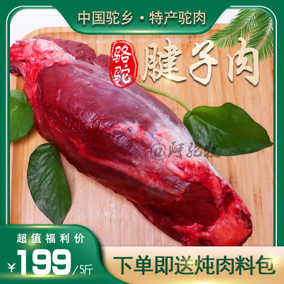 生鲜骆驼肉新鲜腱子肉