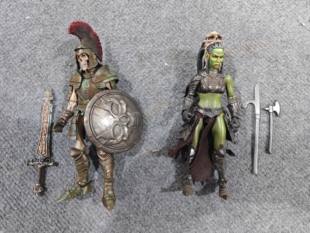 现货 四骑士 神话军团 自改 罗马骷髅 重涂 兽人女王 可动人偶