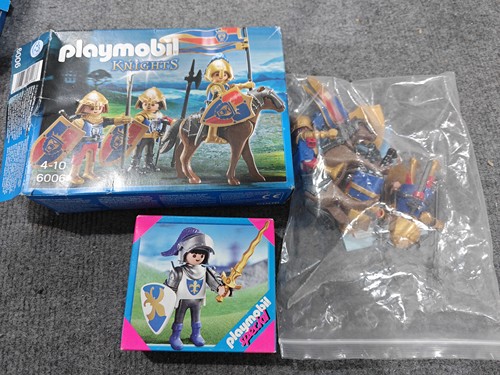 现货 摩比世界 骑士三人组6006 弗罗伦萨骑士4616 摆件 人偶 手办