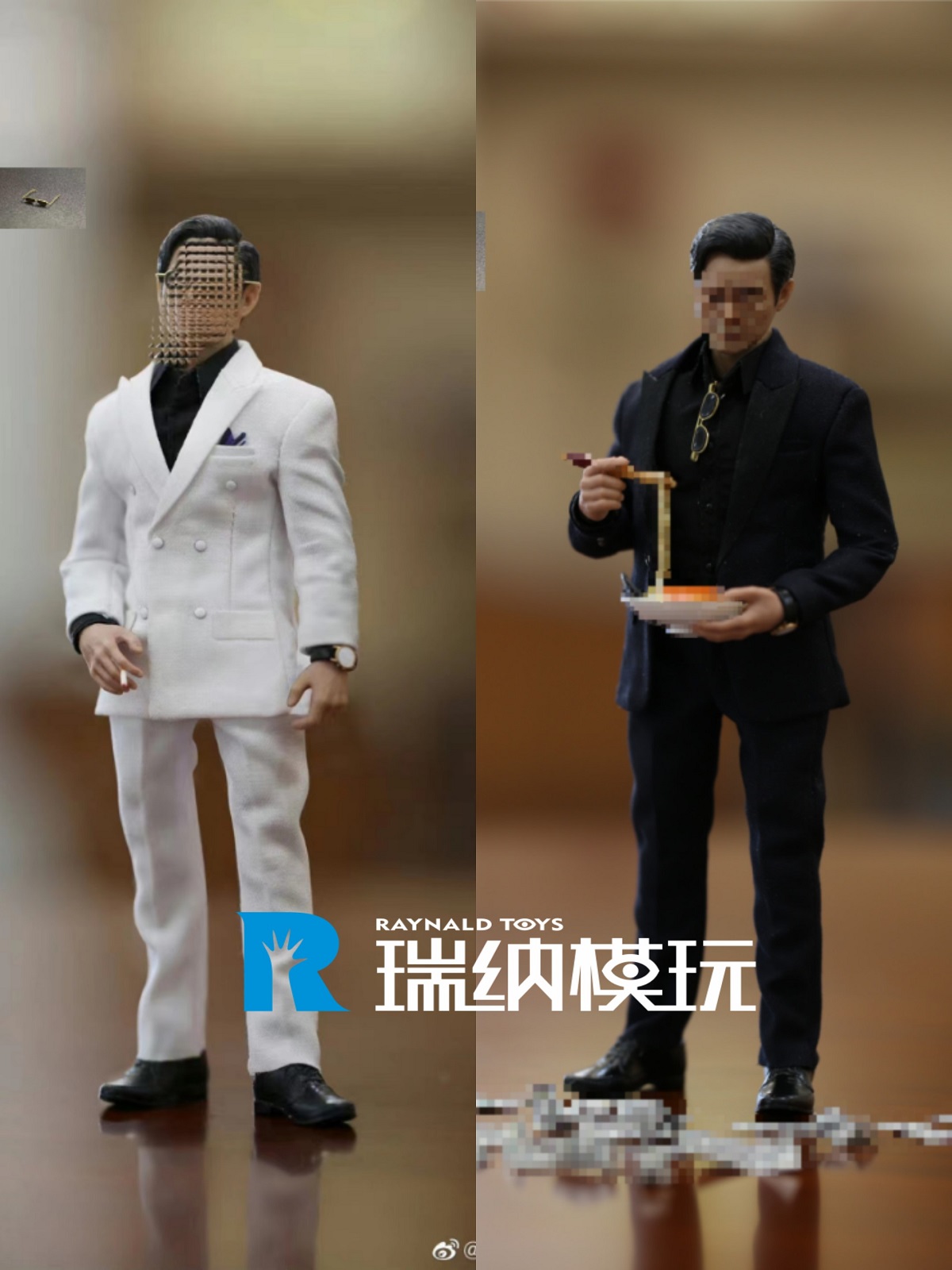 现货 ATONCUSTOM 1/12 狂飙 强哥 双色西装 2款 布衣可动 人偶