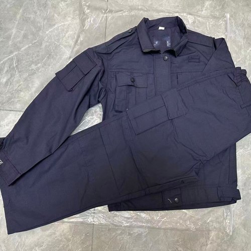 训练服春秋网格款套装男夹克式保安物业工作服套服耐磨冬季作训服